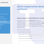 Vergaderen in Microsoft Teams - online training