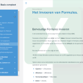 Microsoft Excel werkblad met formules en functies – basiscursus CompUniversity